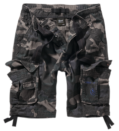 Brandit Pure Vintage-Shorts, darkcamo