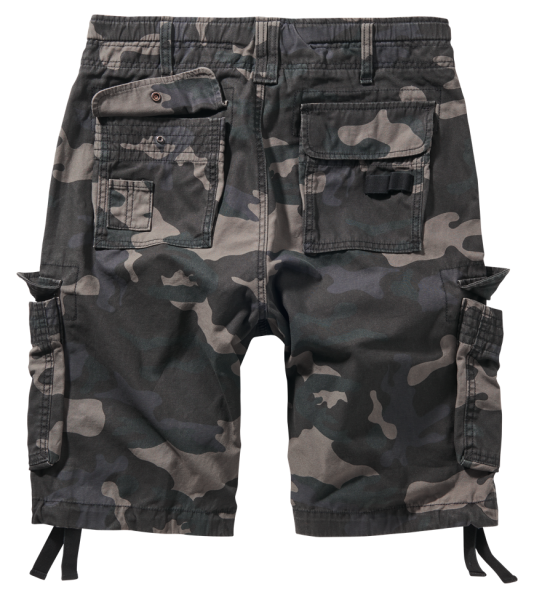Brandit Pure Vintage-Shorts, darkcamo