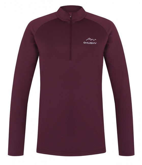 HUSKY Tromi Zip damen thermo-shirt mit reißverschluss , violett