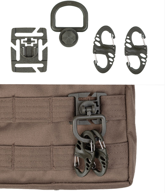Mil-Tec Ultimate taktisches Karabiner-Set, oliv