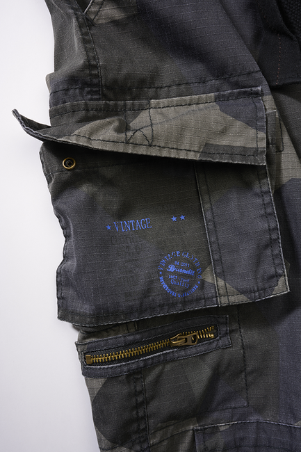 Brandit Savage Ripstop M90 Shorts, Dark Camo