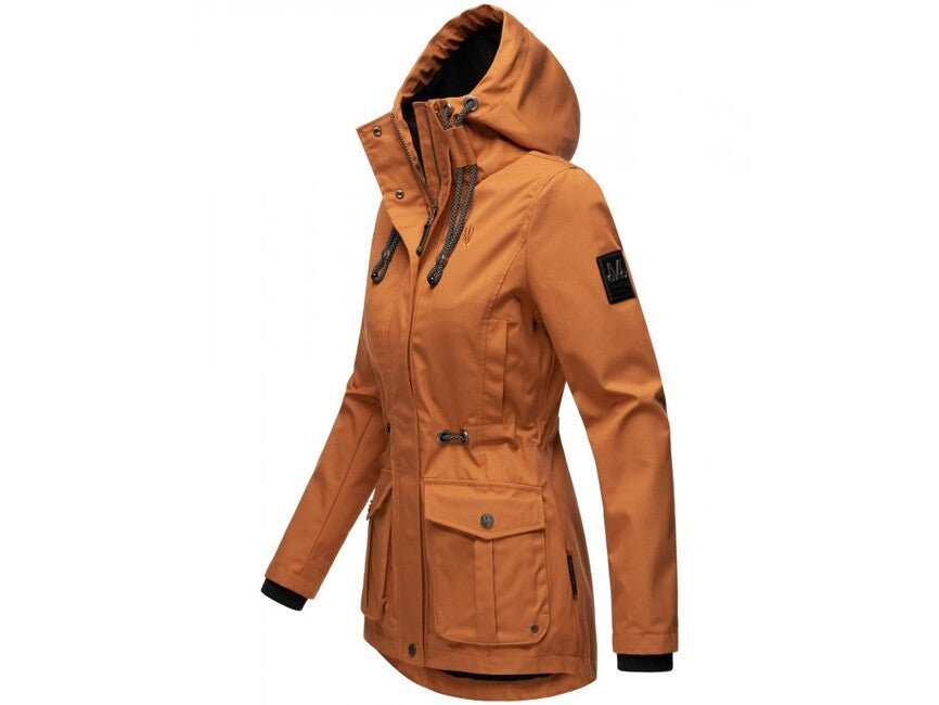 Marikoo BABETAA PRINCESS prinzip damen Übergangs-Kapuzenjacke, rusty cinnamon