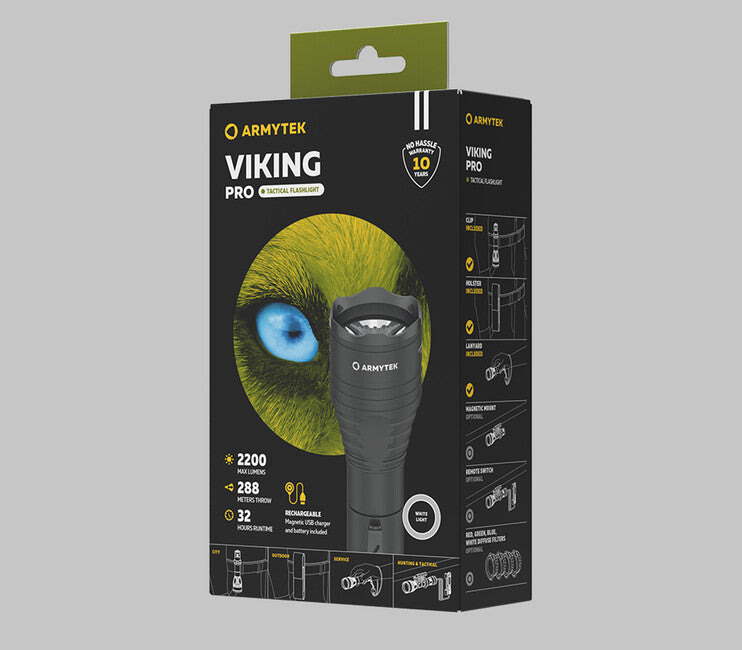 ArmyTek Viking Pro Weiße LED-taschenlampe 2050 lm 136 g