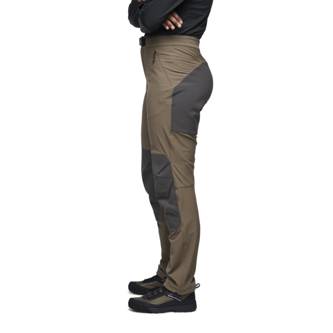 Black Diamond Alpine Hybrid damen-Hose, walnuss-anthrazit