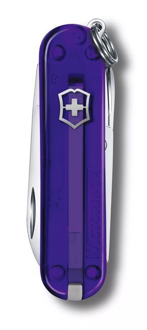 Victorinox Classic SD Pocket Knife, Transparent Purple