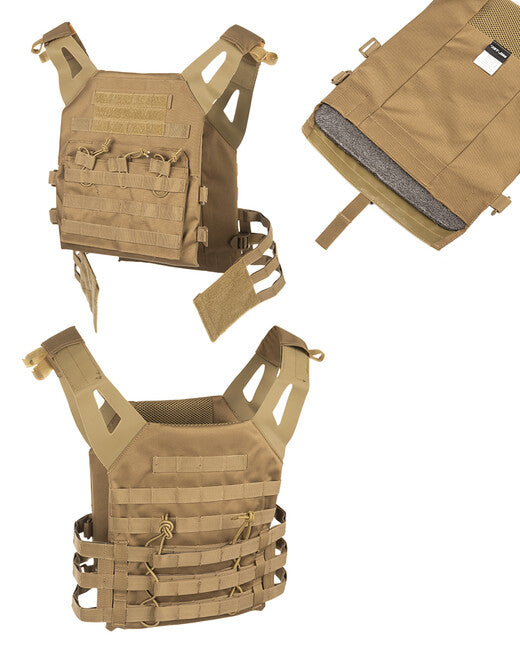 Mil-Tec plate carrier weste gen.ii coyote