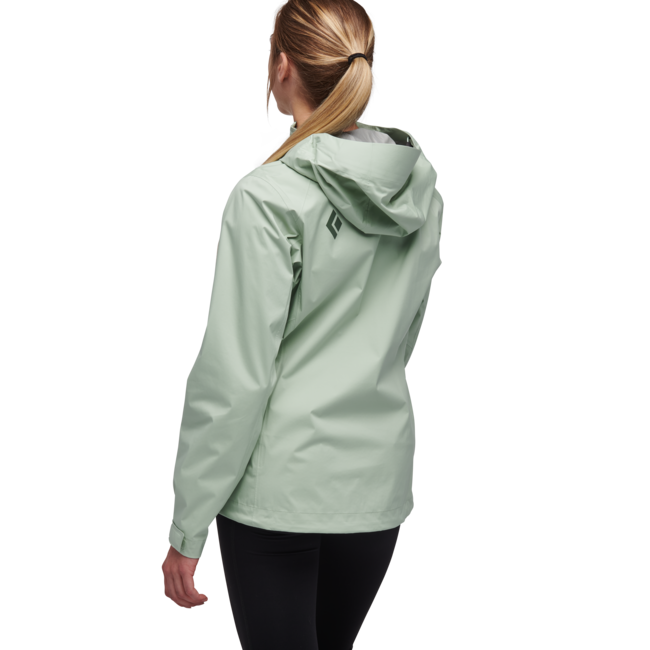Black Diamond StormLine Stretch Anorak damen-Regenanorak, schaumgrün