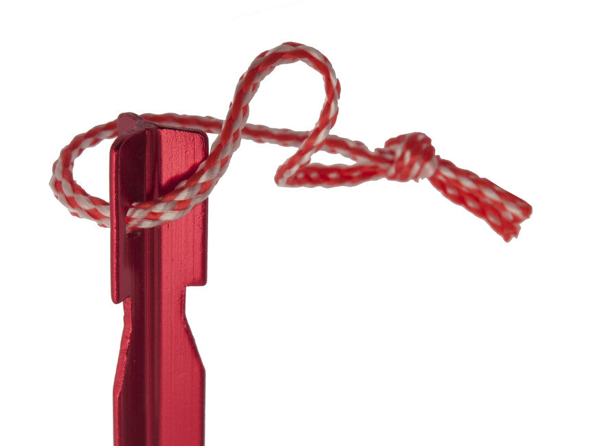 BasicNature Y-Stake Zelthering 18 cm rot 5 Stück
