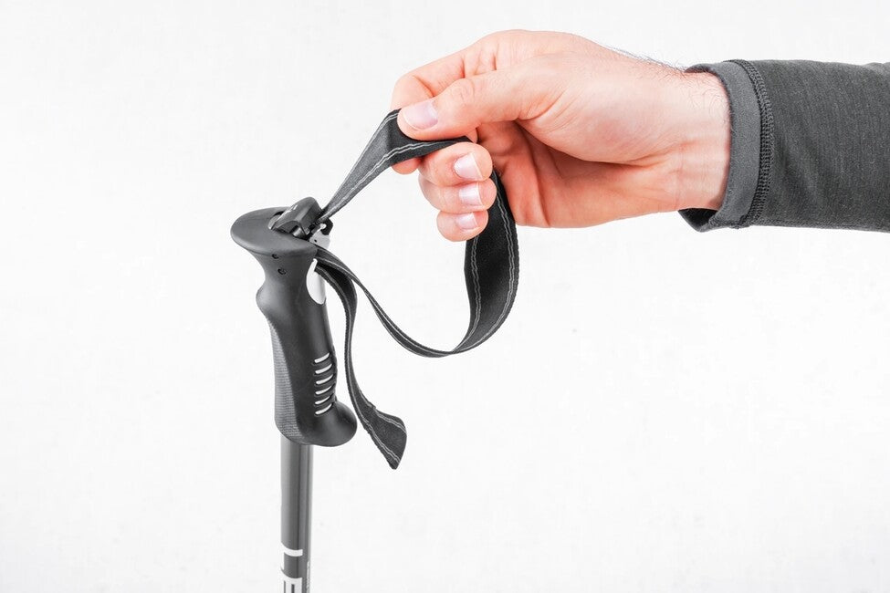 LEKI Voyager Trekking Poles, Silver Grey-White, 110-145 cm