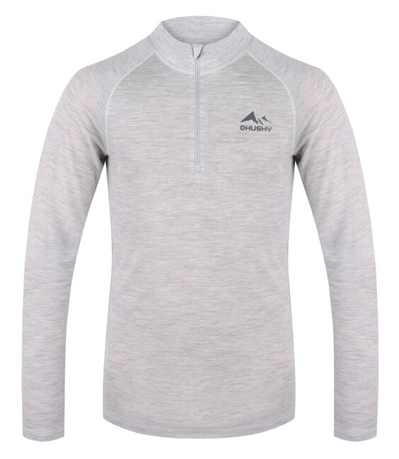 HUSKY Merow zadrga merino termoperilo majica M, siva