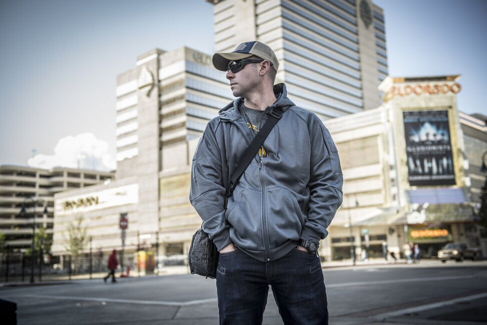 Helikon-Tex URBAN TACTICAL hoodie (FullZip) - schwarz