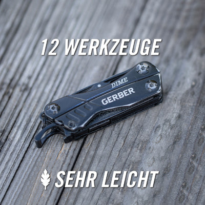 Gerber Dime multifunktionsmesser, schwarz