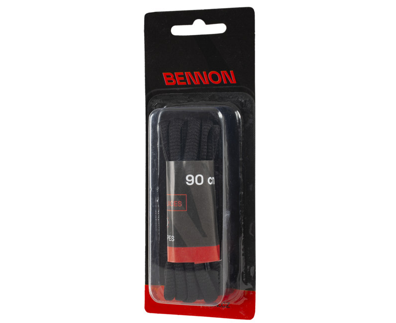 BENNON snurky do topanok Laces Black Box 90 cm