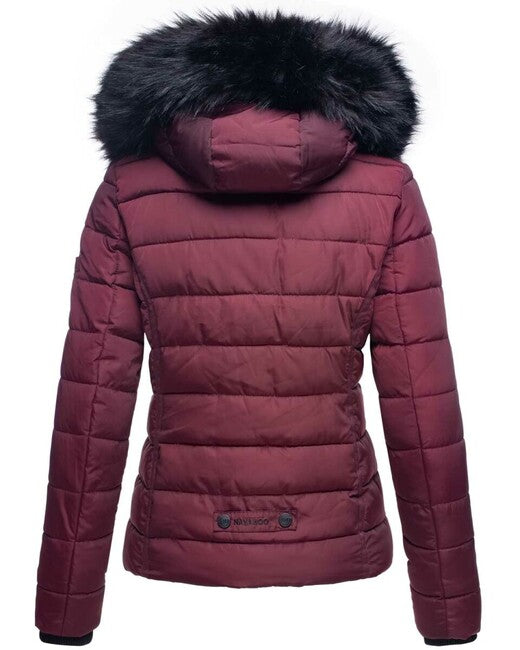Navahoo Miamor damen Winterjacke mit kapuze, wein