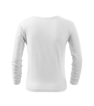 Malfini Fit-T LS langarm-T-shirt für kinder, weiß