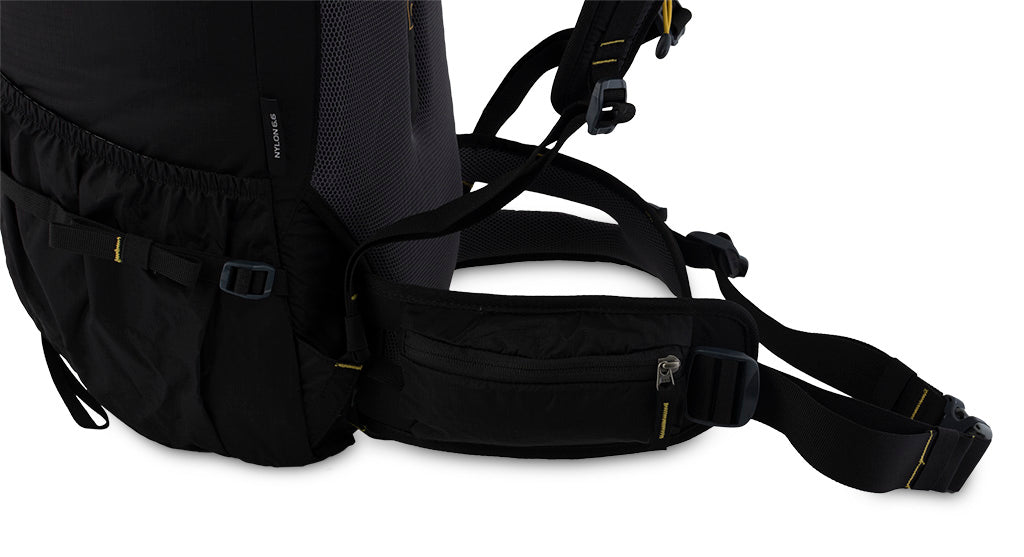 Pinguin-Rucksack Trail 42 Nylon, 42 L, schwarz