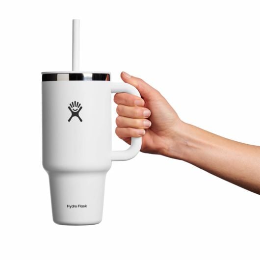 Hydro Flask Thermobecher 32 OZ All Around Travel Tumbler, weiß