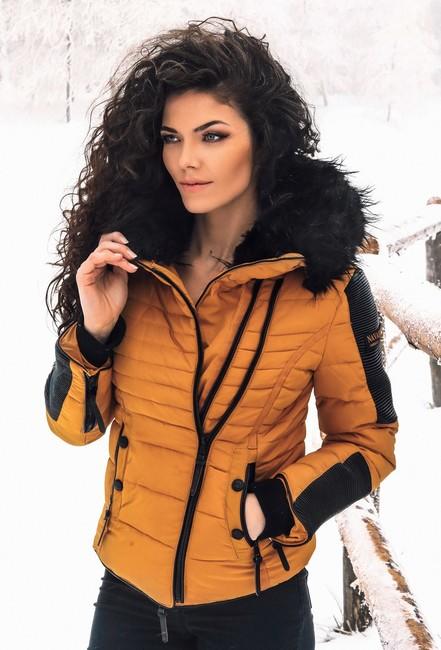 Navahoo Yuki2 damen Winterjacke, gelb
