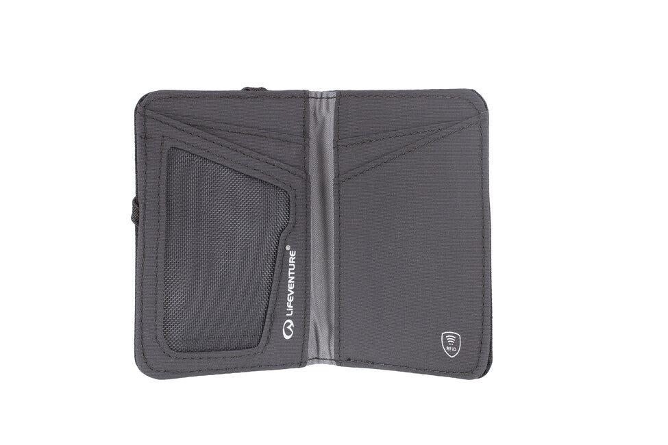 Lifeventure RFID-Karte Brieftasche grau