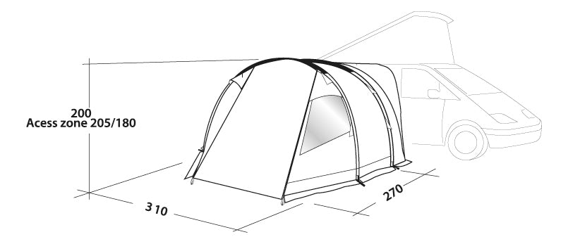 Easy Camp Kleeblatt-Zelt EasyCamp