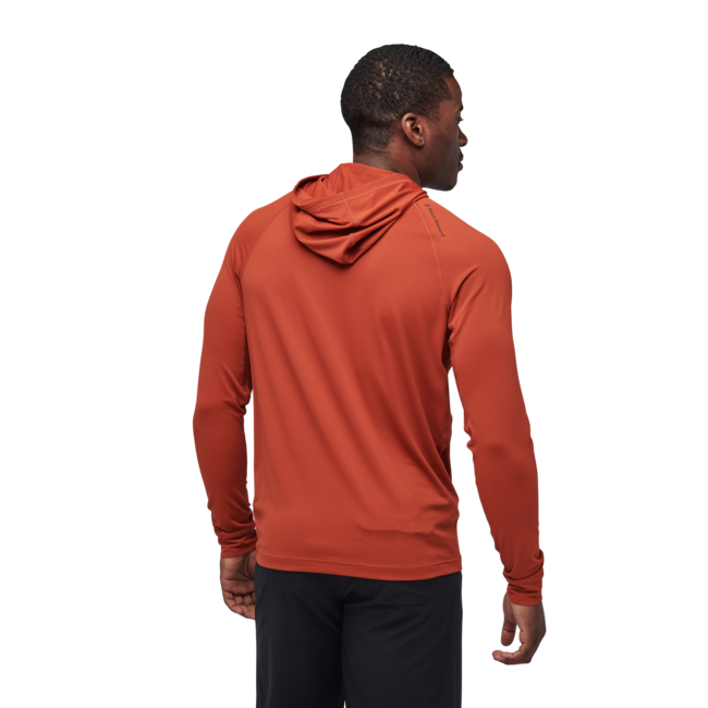 Black Diamond Alpenglow herren sweatshirt, siena gebrannt