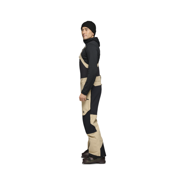Black Diamond Recon Stretch Pro Bibs, khaki-smoke