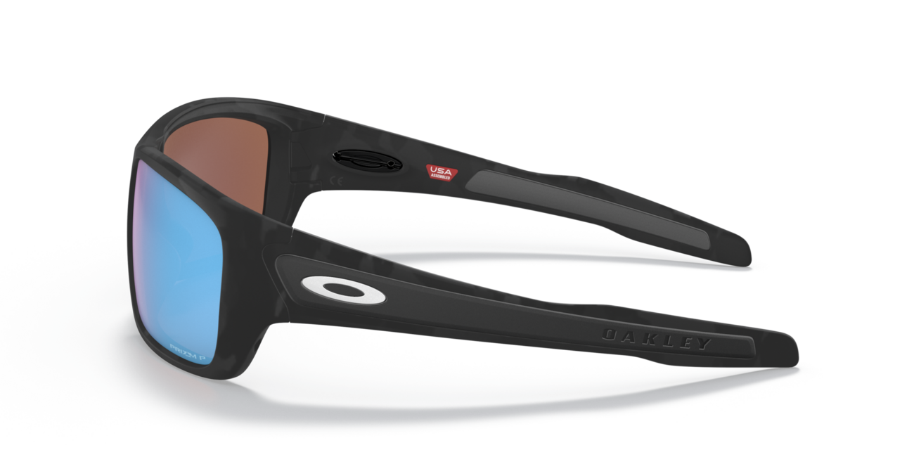 Oakley TURBINE Sonnenbrille mit Rahmen Matte Black Camo und mit Dias Prizm Deep Water Polar 65