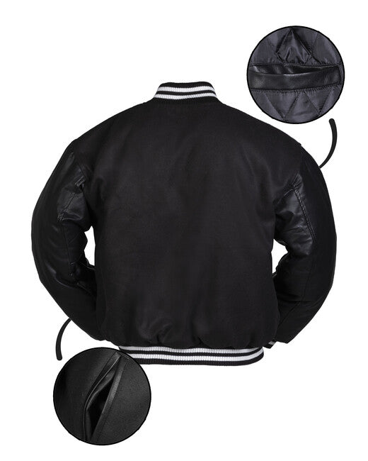 Mil-Tec NY Baseball Jacke M.patch schwarz
