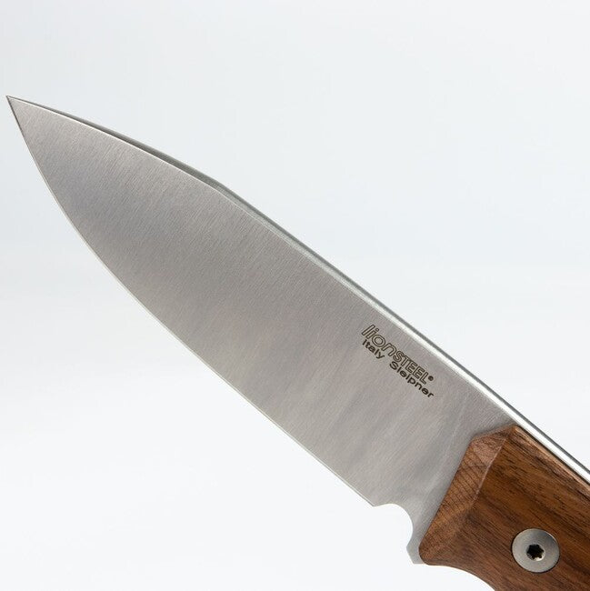 Lionsteel Messer Typ Bushcraft mit fester Klinge aus Stahl Sleipner B35 ST