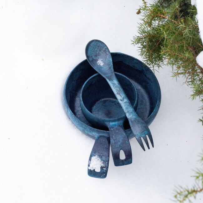 Kupilka 55 + 21 Set aus Schale und Becher, blau