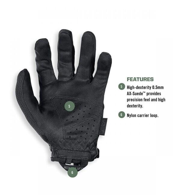 Mechanix Wear Specialty 0,5 γάντια, μαύρο