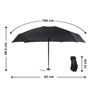 Origin Outdoors Piko Regenschirm schwarz