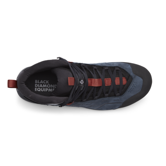 Black Diamond Mission Mid waterproof approach lederstiefel, eclipse-red rock