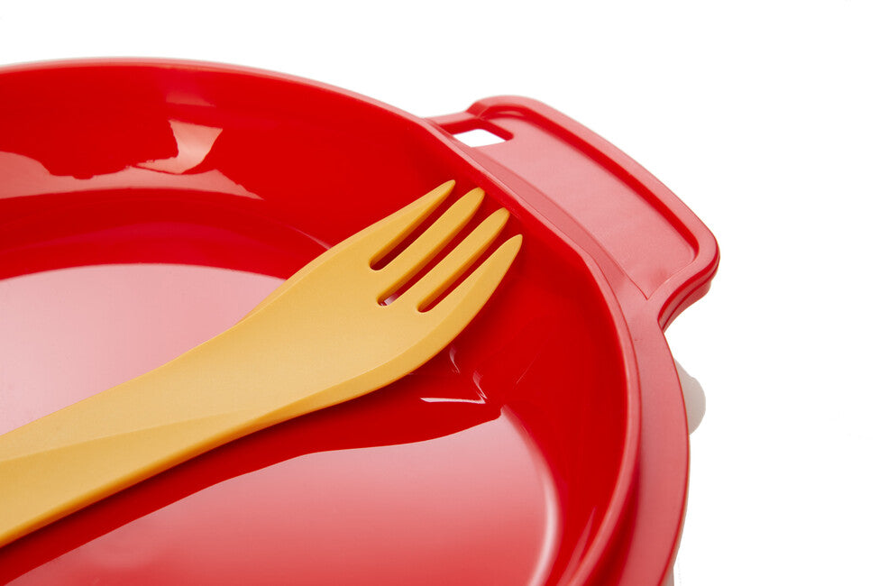 Humangear GoKit lunchbox deluxe holzkohle rot
