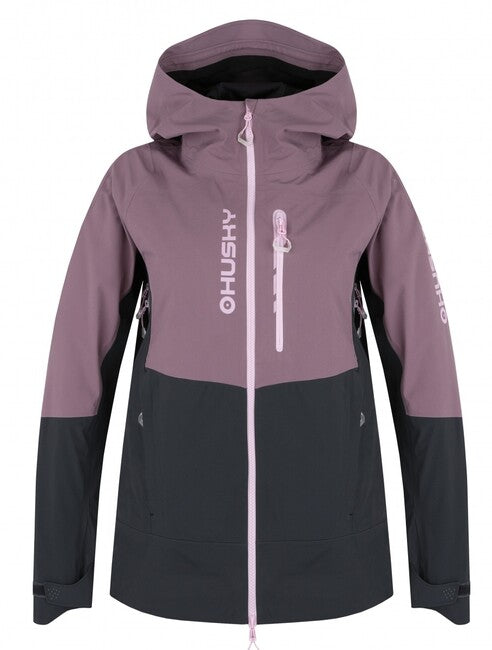 HUSKY Nicco damen-Hardshelljacke, lila/grau