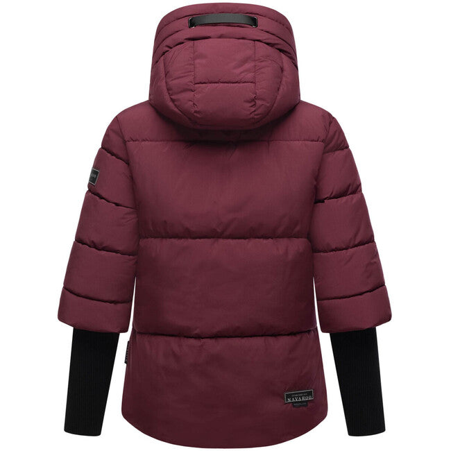 Navahoo LOTUSHERZ XIV damen Winterjacke weinrot