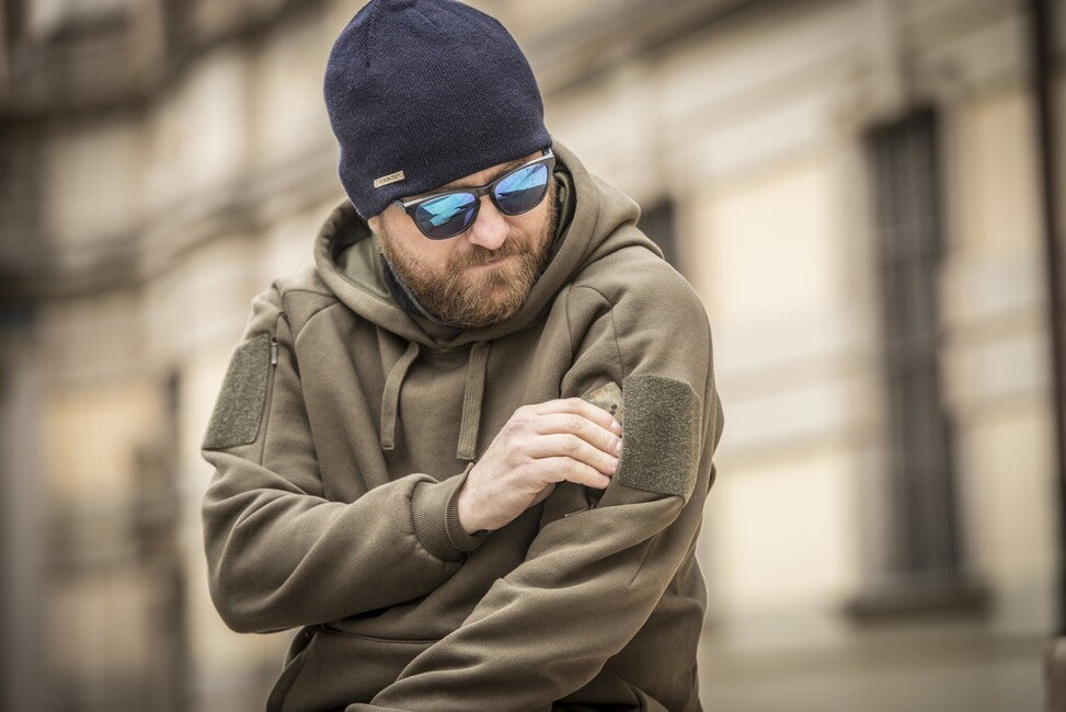 Helikon-Tex Städtische taktische Kapuzenjacke (Kangaroo) - Grün