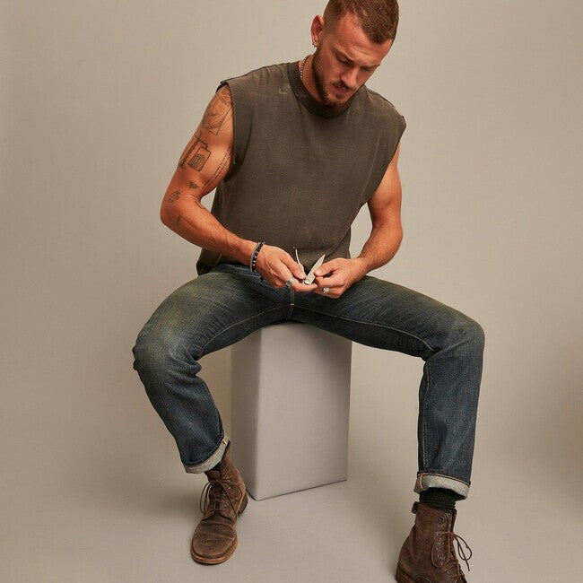 Deejo Klappmesser Black Tattoo Biker Ebenholz Ride or Die