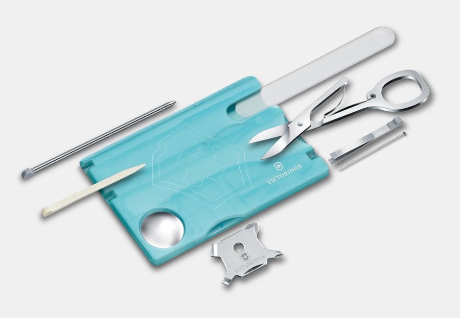 Victorinox Manikúra Swiss Card Nailcare, modrá