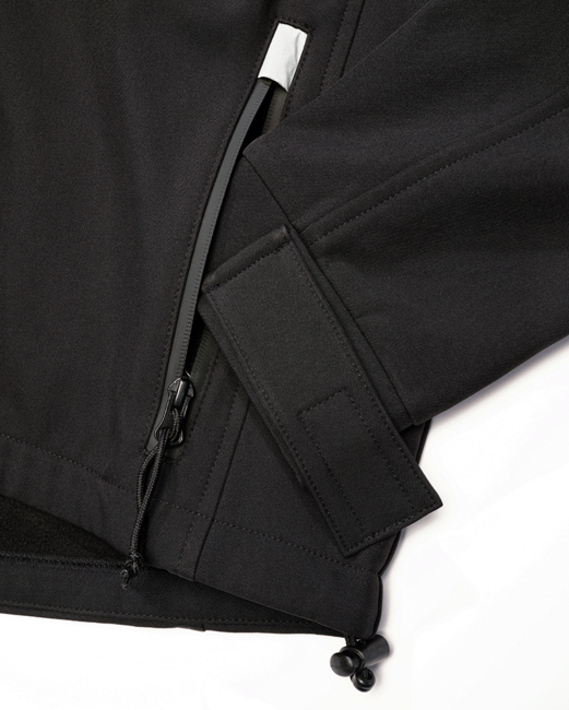 Brandit Hurricane softshelljacke, schwarz