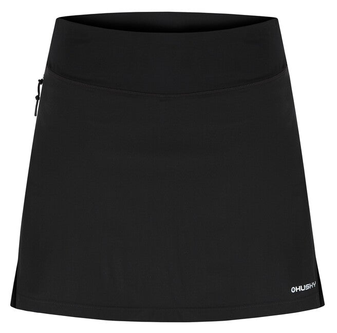 HUSKY Damen- funkcna Rock so sortkami Flamy L