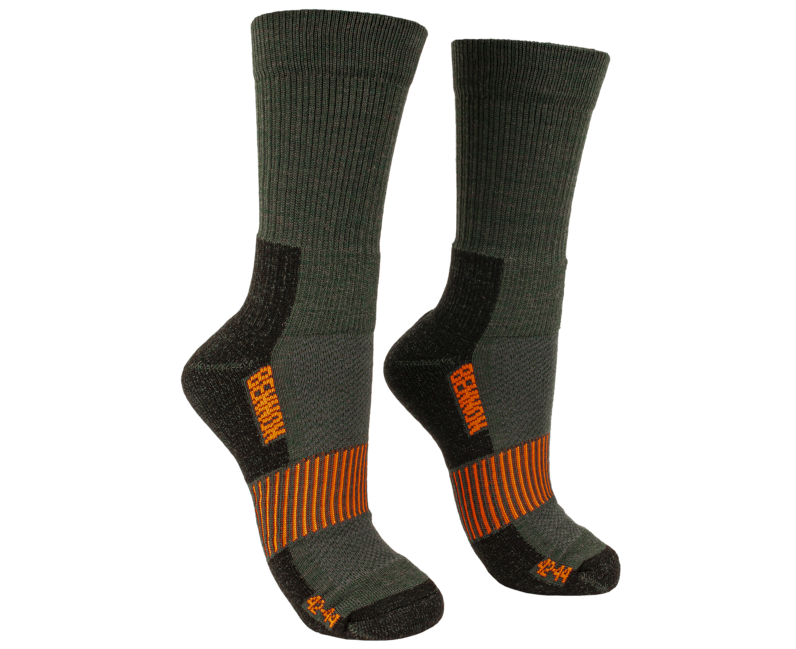 BENNON Merino Trek trekkingsocken, grün