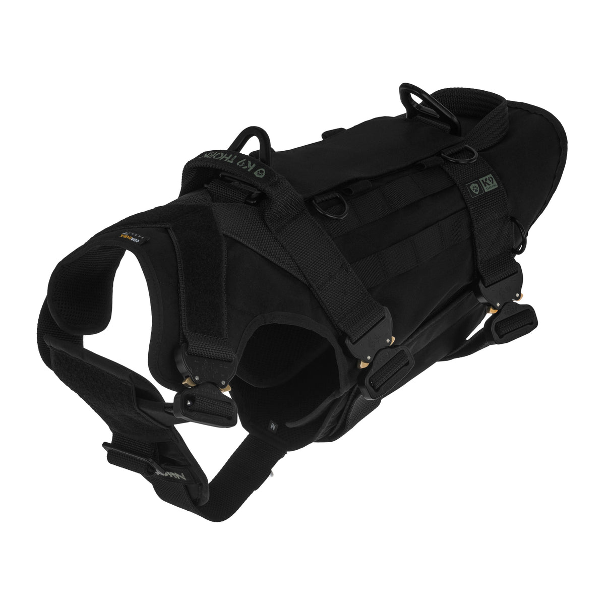 K9 Thorn taktický postroj Cordura, čierny