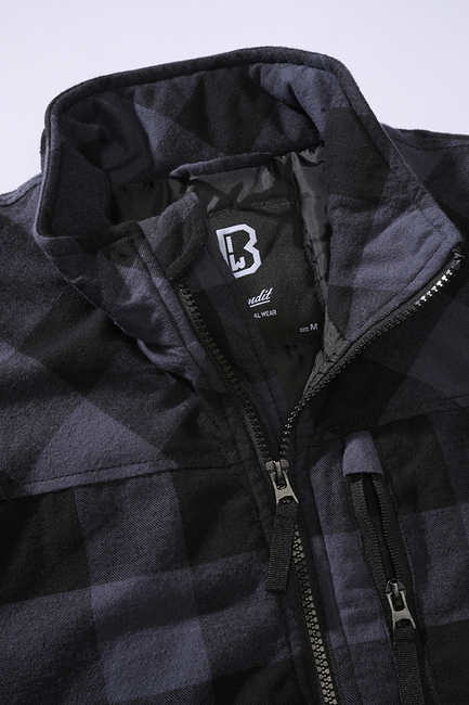 Brandit Lumber-Weste, schwarz/grau