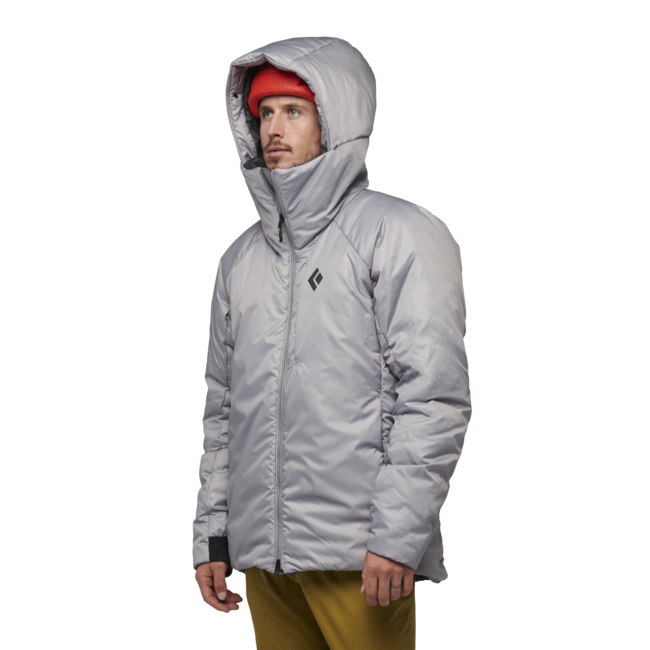 Black Diamond Belay herrenparka, zinnfarben