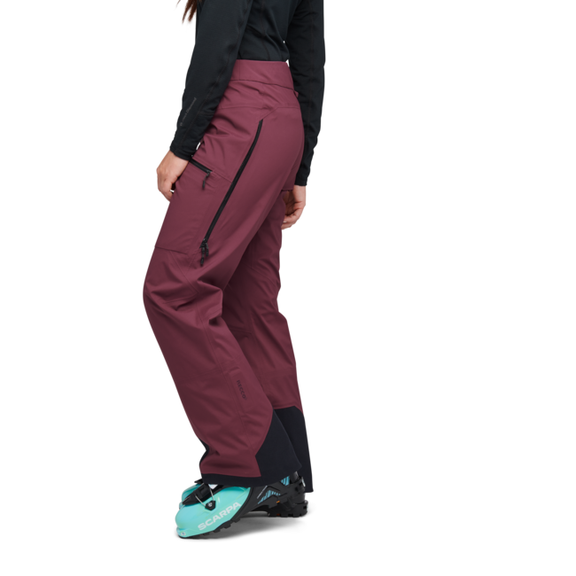 Black Diamond Recon Lt Stretch Women's Pants, Blackberry