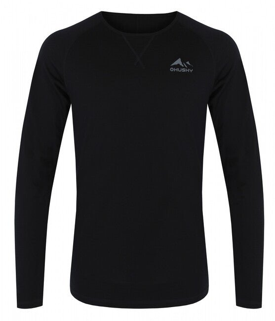 HUSKY Merow herren Thermo Langarmshirt, schwarz