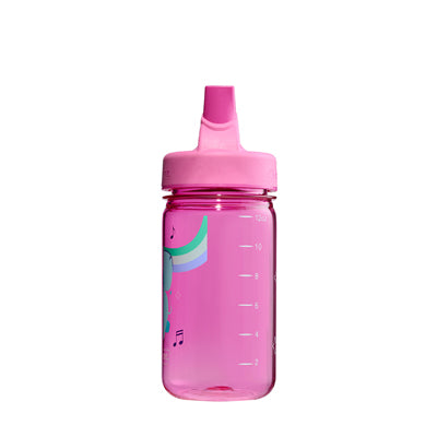 Nalgene Grip-n-Gulp Sustain 0,35 l mit Deckel, rosa musikalischer Elefant