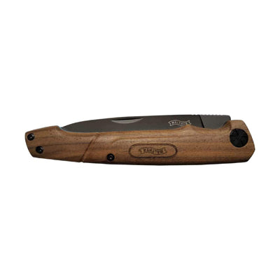 Walther BWK 1 Messer blau Holz Walnuss