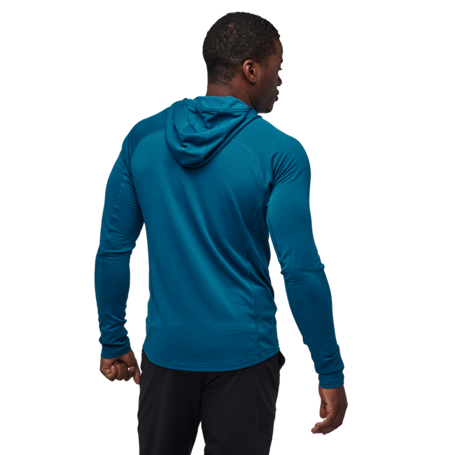 Black Diamond Coefficient Lt Hybrid Sweatshirt, Eisvogel-Schwarz